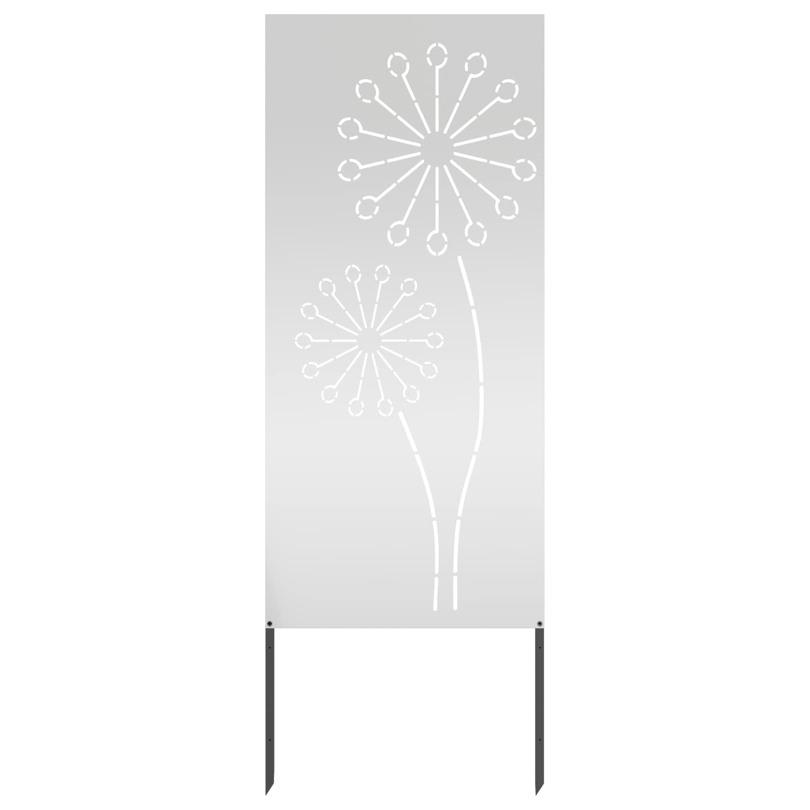 Tuin Privacy Screen Zilver 50 x 140 cm Gegalvaniseerd staal image 2