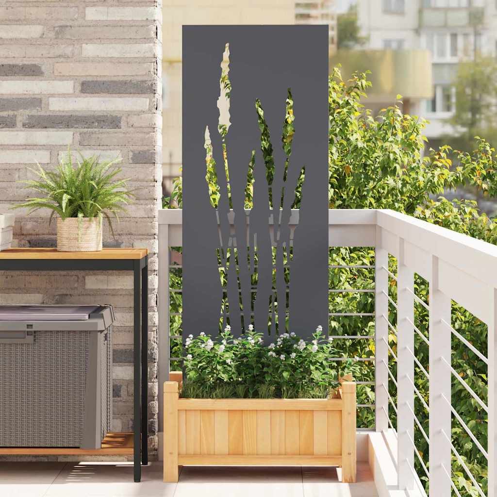 Tuin decoratief paneel Antraciet 50 x 140 cm Koudgewalst staal