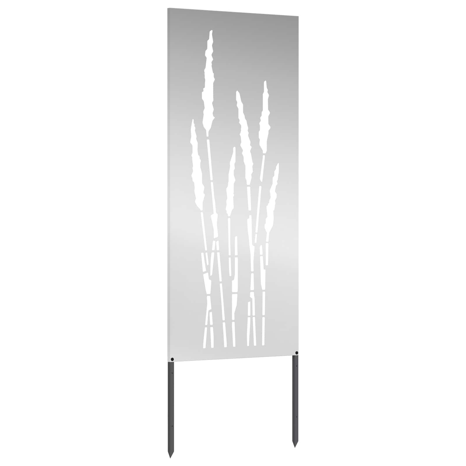 Tuin Privacy Screen Zilver 50 x 140 cm Gegalvaniseerd staal image 4