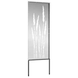 Soukromí na zahradě Stříbrná 50 x 140 cm Pozinkovaná ocel - obrázek 5