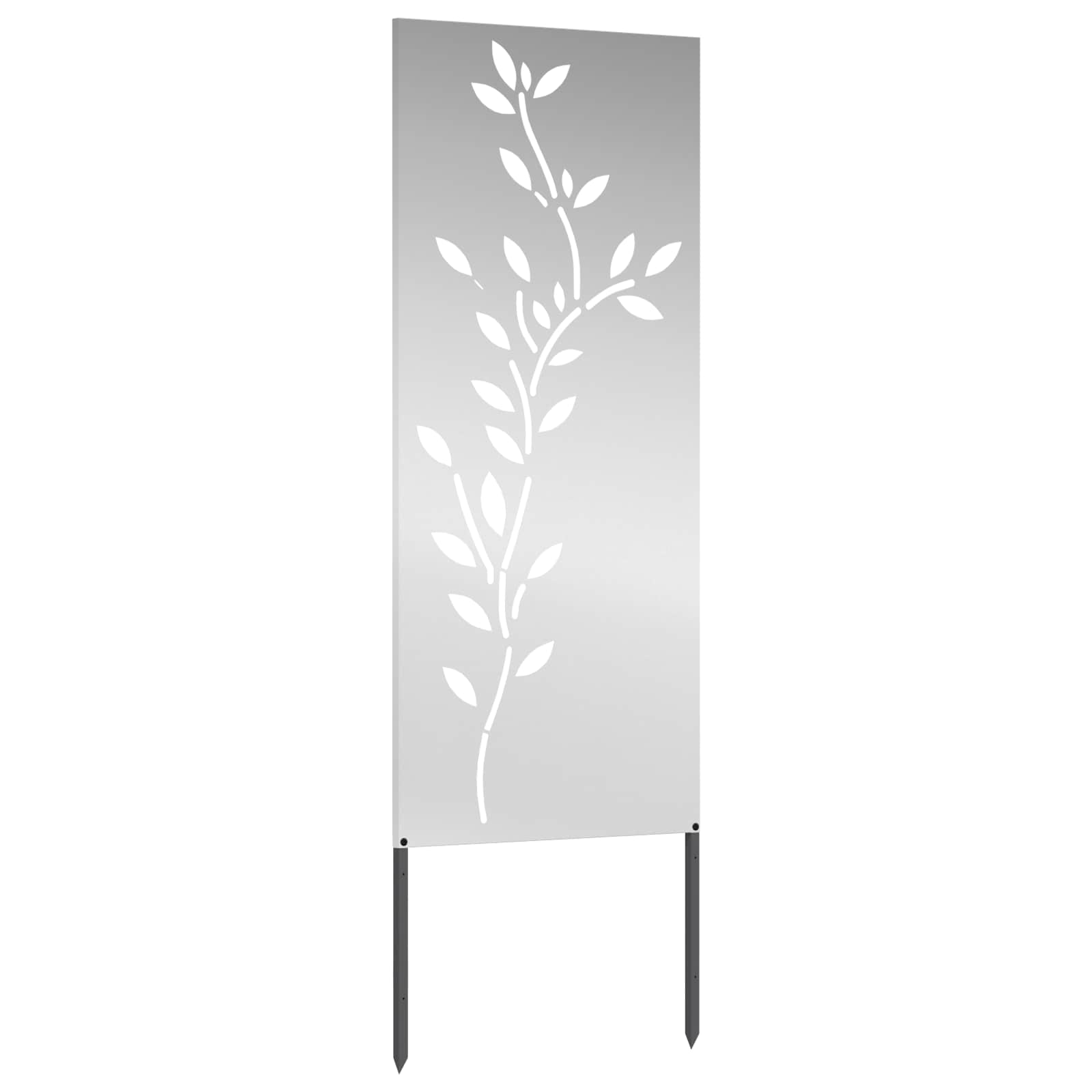 Tuin Privacy Screen Zilver 50 x 140 cm Gegalvaniseerd staal image 5