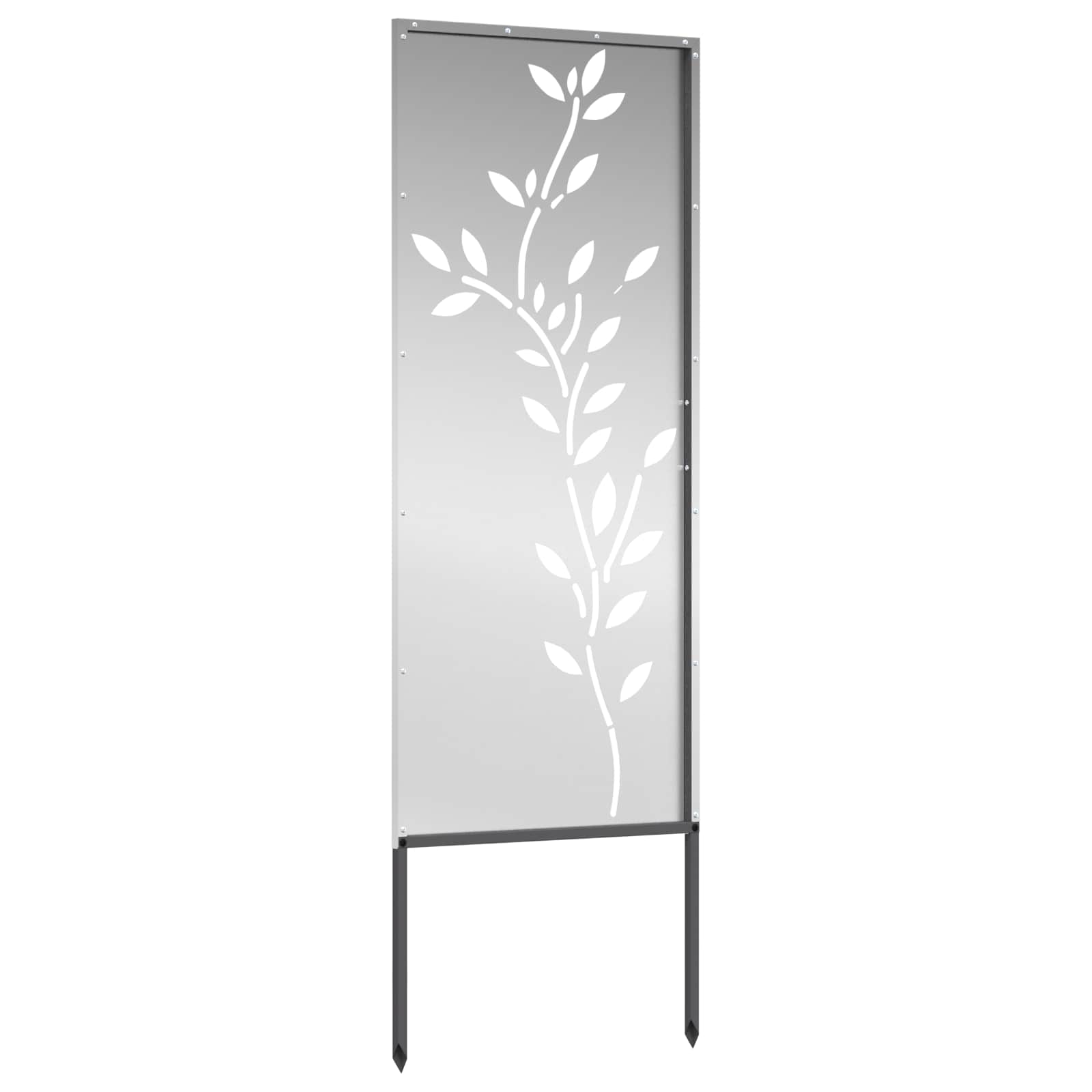 Tuin Privacy Screen Zilver 50 x 140 cm Gegalvaniseerd staal image 6