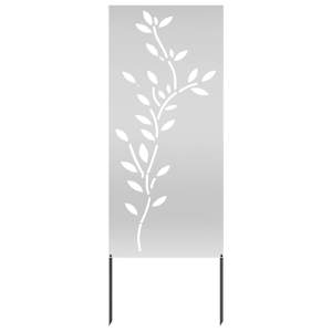 vidaXL Aia privaatsuse kate H&otilde;bedane 50 x 140 cm Tsingitud teras