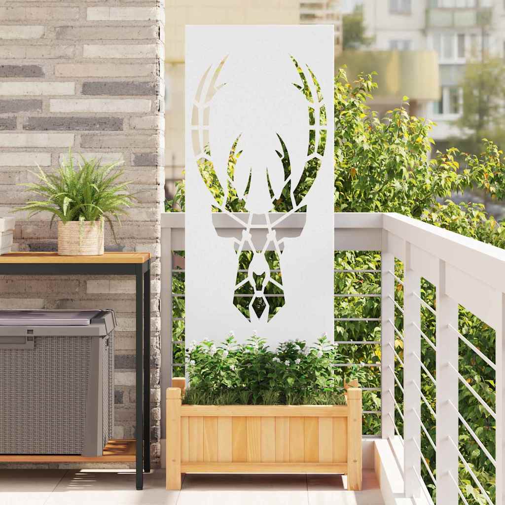 vidaXL Ecran de intimitate pentru grădină Animal Print Alb 50 x 140 cm