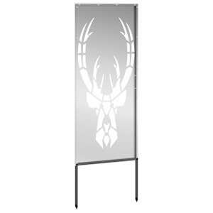 Soukromí na zahradě Stříbrná 50 x 140 cm Pozinkovaná ocel - obrázek 5