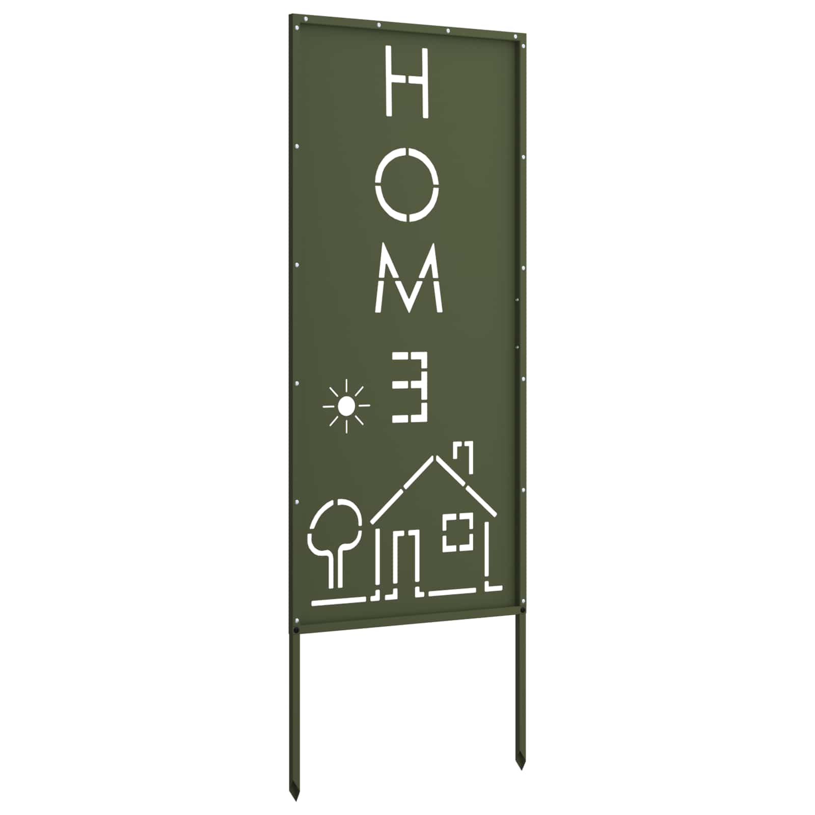 Zaslon za zasebnost v vrtu Ureznine Olivno zelena 50 x 140 cm - slika 6
