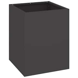 vidaXL Aia istutuspot Must 32 x 32 x 40 cm K&uuml;lmvalmistatud teras