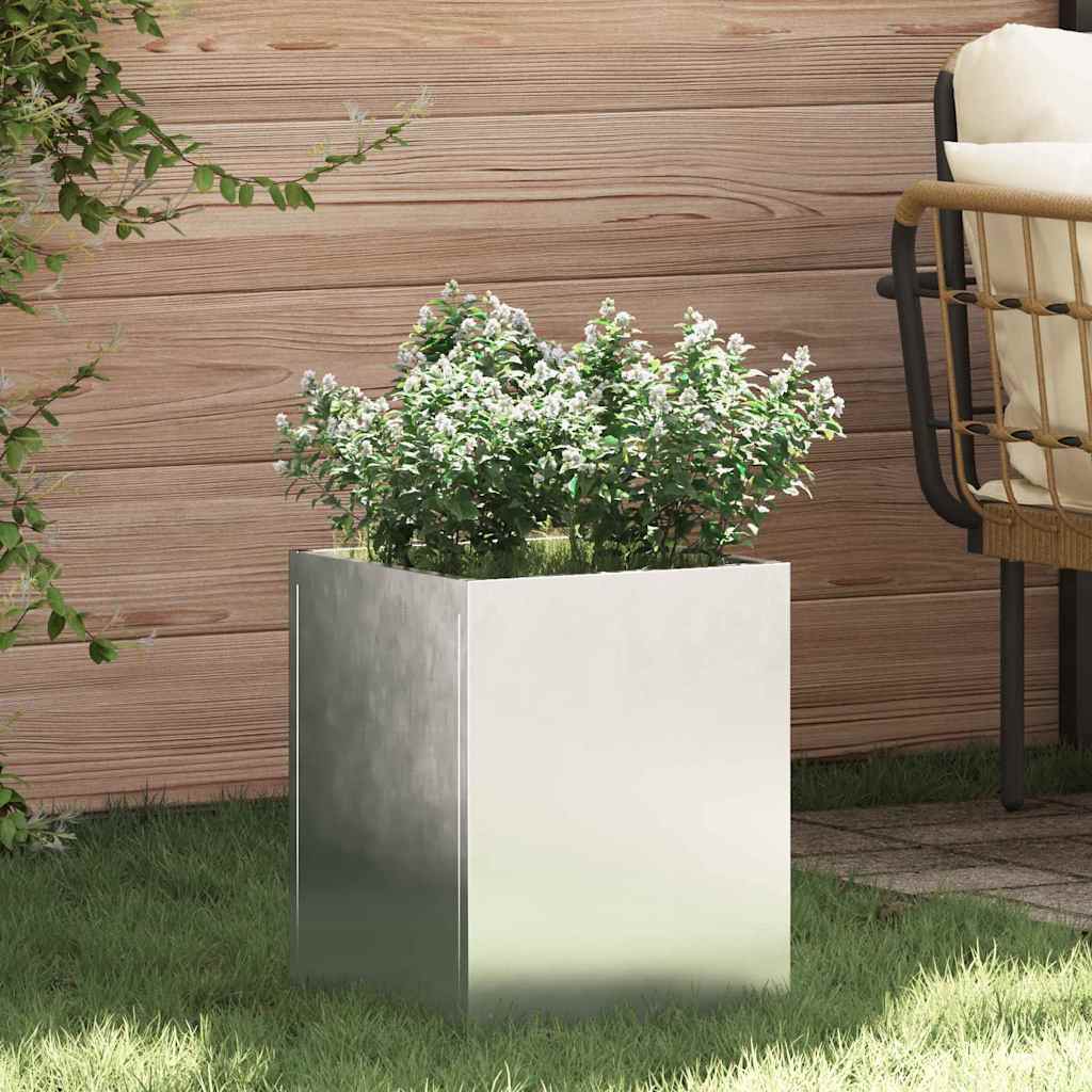 Aia istutuspot Hõbedane 50 x 32 x 40 cm Galvaniseeritud teras