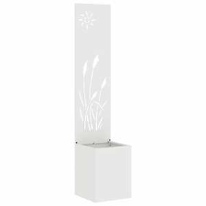 vidaXL Aia privaatsuse kate Valge 32 x 32 x 150 cm K&uuml;lmpruun teras