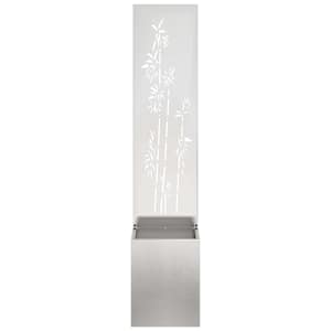Soukromí na zahradě Stříbrná 32 x 140 cm Nerezová ocel - obrázek 5