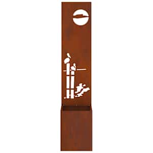 Soukromí na zahradě Rezavá 32 x 150 cm Povětrnostně odolná ocel - obrázek 6