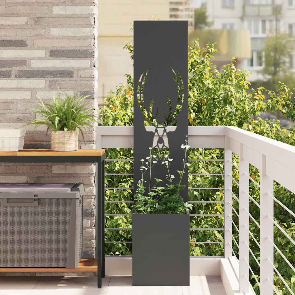 vidaXL Ecran de intimitate pentru grădină Negru 32 x 140 cm