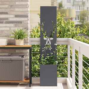 Zaslon za zasebnost v vrtu Antracit 32 x 32 x 150 cm