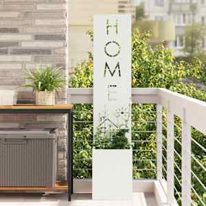 Zaslon za zasebnost v vrtu Bela 32 x 32 x 150 cm Mnogi jeklo