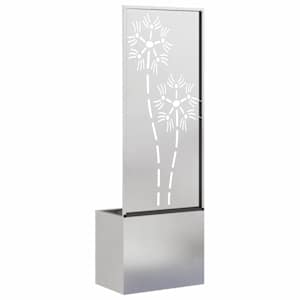 Soukromí na zahradě Stříbrná 50 x 150 cm Nerezová ocel - obrázek 7