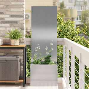 Zaslon za zasebnost v vrtu Ureznine Srebrna 50 x 32 x 150 cm