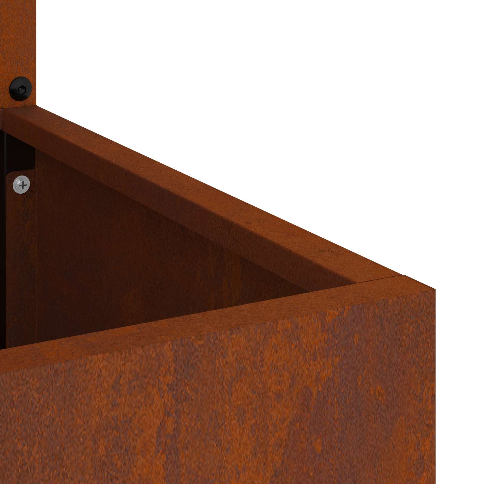 Zaslon za zasebnost v vrtu Rjav 50 x 32 x 150 cm Odporno jeklo - slika 9