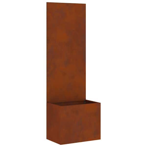 vidaXL Aia privaatsuse kate Rooste 50 x 32 x 150 cm Kulunud teras