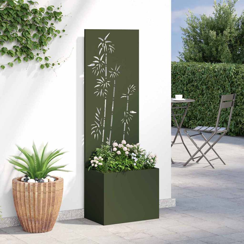 Aia Istutaja Dekoratiivse Paneeliga Oliiviroheline 50 x 140 cm