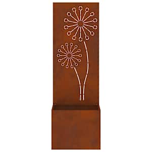 Soukromí na zahradě Rezavá 50 x 140 cm Povětrnostně odolná ocel - obrázek 6