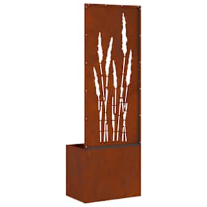 Soukromí na zahradě Rezavá 50 x 140 cm Povětrnostně odolná ocel - obrázek 8