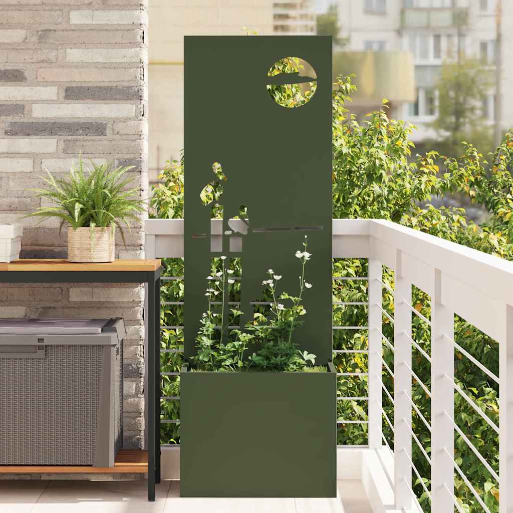 Aia Istutaja Dekoratiivse Paneeliga Oliiviroheline 50 x 140 cm