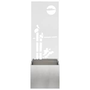 Soukromí na zahradě Řezací Stříbrná 50 x 140 cm Nerezová ocel - obrázek 5