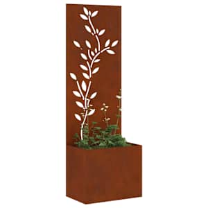 Soukromí na zahradě Rezavá 50 x 140 cm Povětrnostně odolná ocel - obrázek 3
