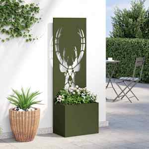 Soukromí na zahradě Zvířecí potisk Olivově zelená 50 x 140 cm - obrázek 4