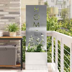 Zaslon za zasebnost v vrtu Srebrna 50 x 140 cm Nerjaveče jeklo