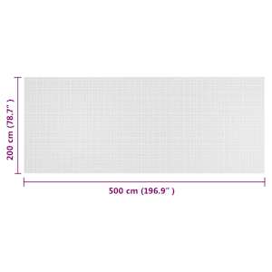 Hmyzová síť Bílá 2 x 5 m Polyethylen - obrázek 6