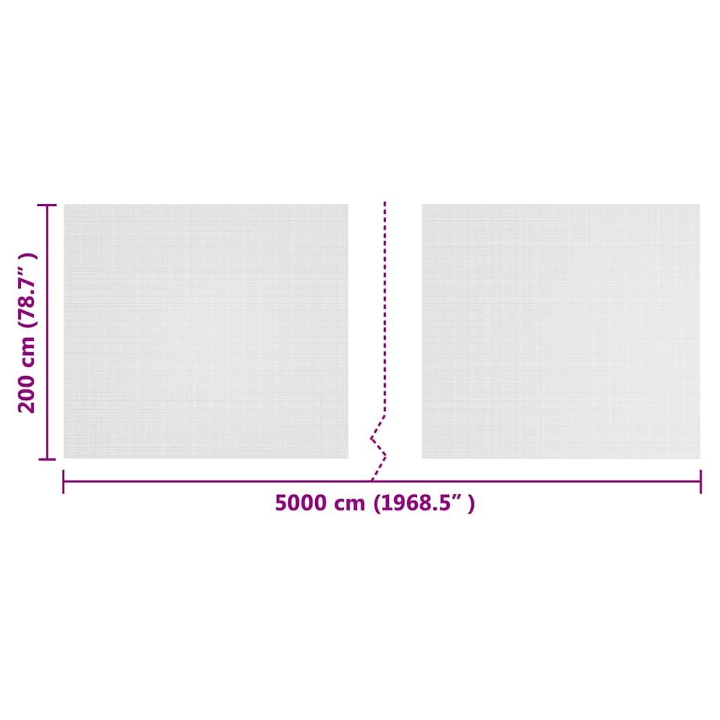 Insecten Net Wit 2 x 50 m HDPE image 6