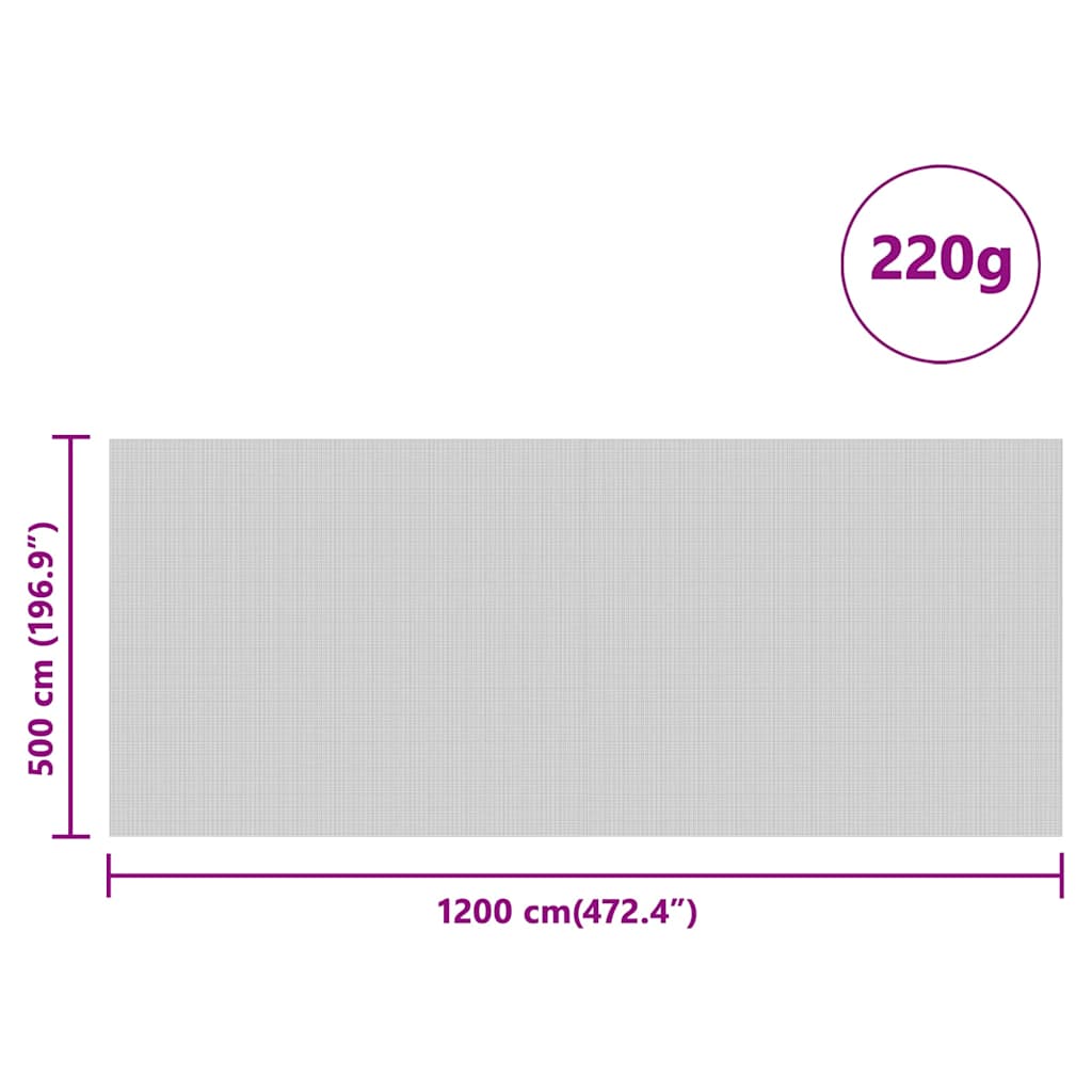 Silótakaró Zöld 12 x 5 m HDPE 