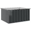 vidaXL Aia Salvestuskast Must 101 x 82 x 50 cm Teras