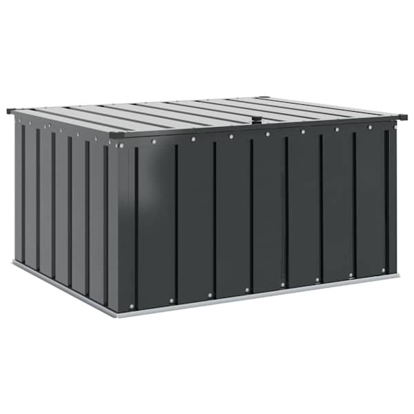 vidaXL Aia Salvestuskast Must 101 x 82 x 50 cm Teras