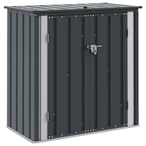 vidaXL Aia Salvestuskast Must 101,5 x 57 x 100,5 cm Teras