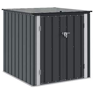 vidaXL Aia Salvestuskast Must 101,5 x 107 x 100 cm Teras