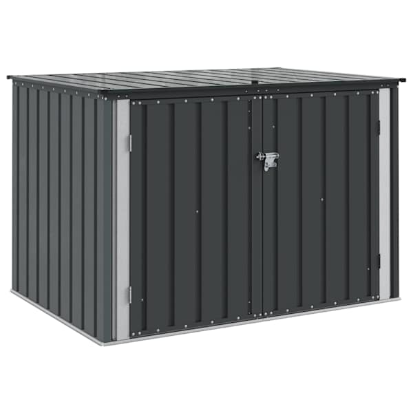 vidaXL Aia Salvestuskast Must 151,5 x 107 x 100 cm Teras