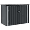 vidaXL Aia Salvestuskast Must 151,5 x 82 x 110,5 cm Teras