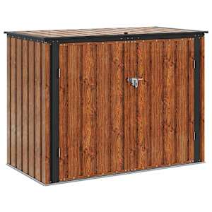 vidaXL Aia Salvestuskast Pruun 151,5 x 82 x 110,5 cm Teras