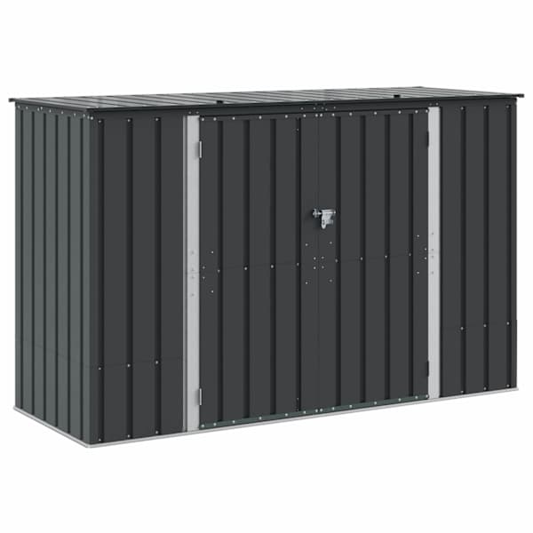 vidaXL Aia Salvestuskast Must 214 x 82 x 132 cm Teras