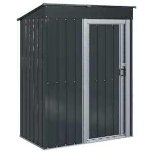 vidaXL Aiakujud Antratsiit 137 x 81 x 180 cm Metall