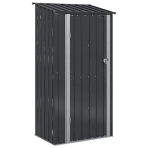 Zahradní kůlny Antracit 103 x 74 x 200 cm Kov - obrázek 2
