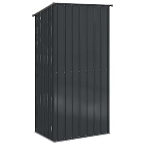 Zahradní kůlny Antracit 103 x 74 x 200 cm Kov - obrázek 8