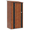 vidaXL Aiakujud Pruun 103 x 74 x 200 cm Metall