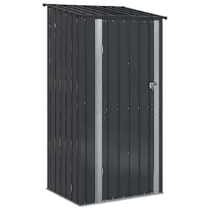 Zahradní kůlny Antracit 103 x 86 x 200 cm Kov - obrázek 2