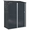 vidaXL Aiakujud Antratsiit 153,5 x 86 x 200 cm Metall