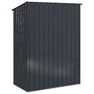 Zahradní kůlny Antracit 153,5 x 86 x 200 cm Kov - obrázek 8