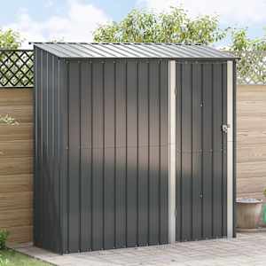 Vrtne hiške Antracit 203,5 x 73 x 200 cm Kovina
