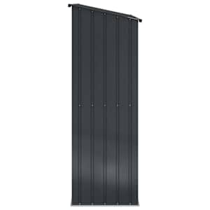 Zahradní kůlny Antracit 203,5 x 73 x 200 cm Kov - obrázek 7